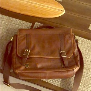 Barely used leather briefcase